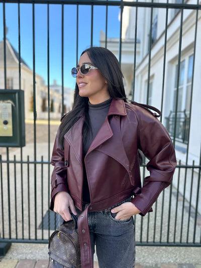 VESTE BURGUNDY